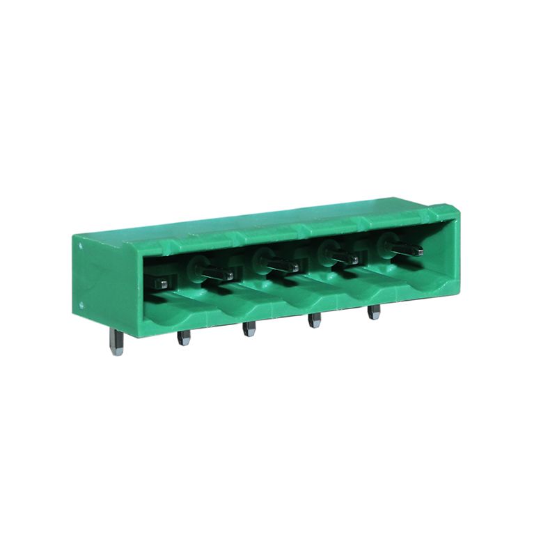 Steckbare Anschlussklemme 7,62 mm | Stecker | horizontal | geschlossene Seiten