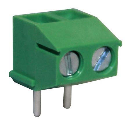 Anschlussklemme 3,5 mm | Drahtschutzbügel | niedriges Profil | 90°