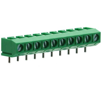 Anschlussklemme 5 mm | niedriges Profil | 90°