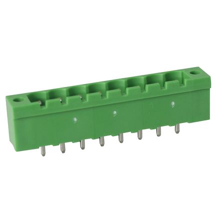 Steckbare Anschlussklemme 5,08 mm | Stecker | vertikal | mit Flansch