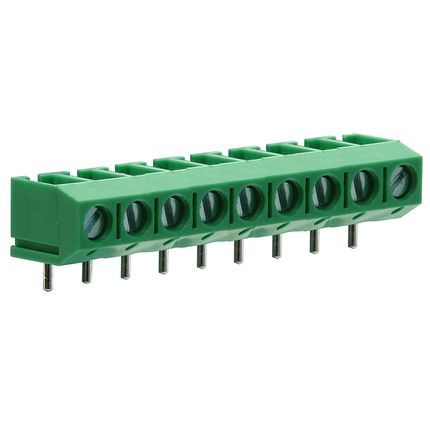 Anschlussklemme 5 mm | niedriges Profil | 90°