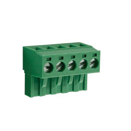 Steckbare Anschlussklemme 5 mm | Buchse | Rising-Clamp
