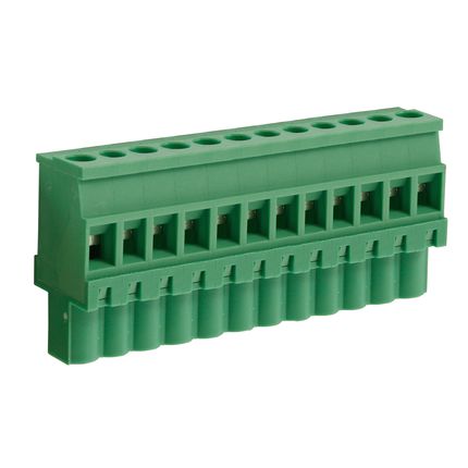Steckbare Anschlussklemme 5 mm | Buchse | vertikal standard | Rising-Clamp