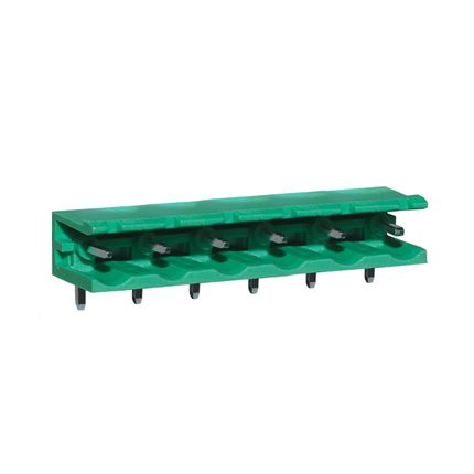 Steckbare Anschlussklemme 7,62 mm | Stecker | horizontal | offene Seiten