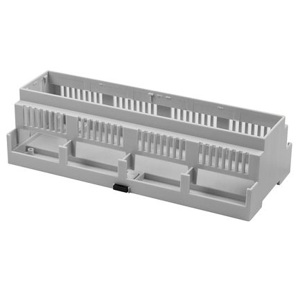 Hutschienengehäuse | modular | Polycarbonat V0 | mit Lüftungsschlitzen | Serie CNMB-V