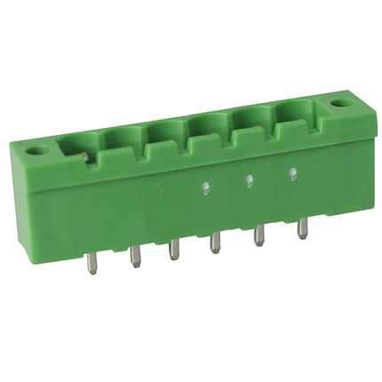 Steckbare Anschlussklemme 5,08 mm | Stecker | vertikal | mit Flansch