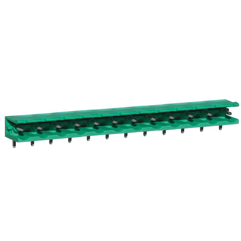 Steckbare Anschlussklemme 7,62 mm | Stecker | horizontal | geschlossene Seiten