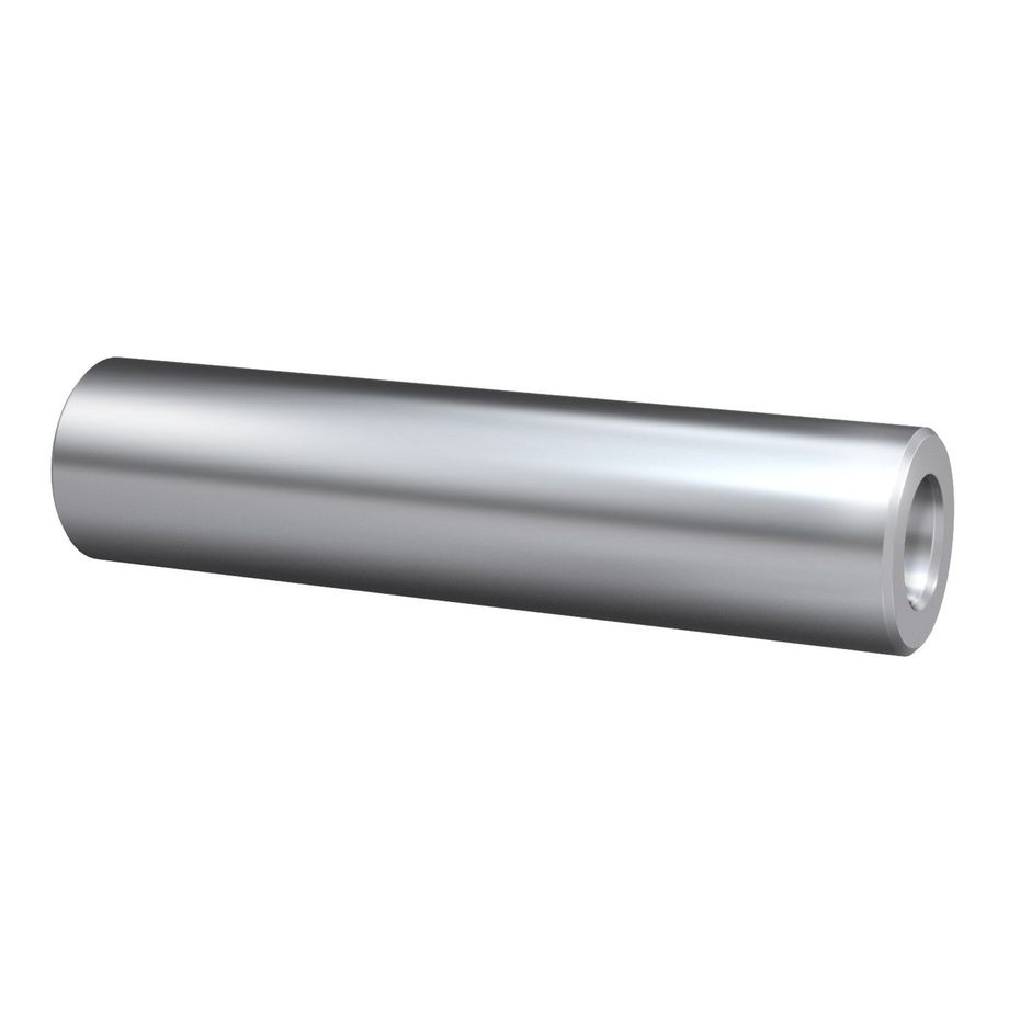 Abstandsrolle AD 4mm / ID 2,1 mm | Messing vernickelt, ohne Gewinde | ohne Gewinde