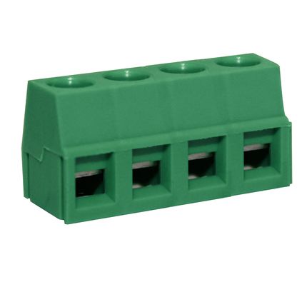 Anschlussklemme 5 mm | niedriges Profil | 90° | Rising-Clamp