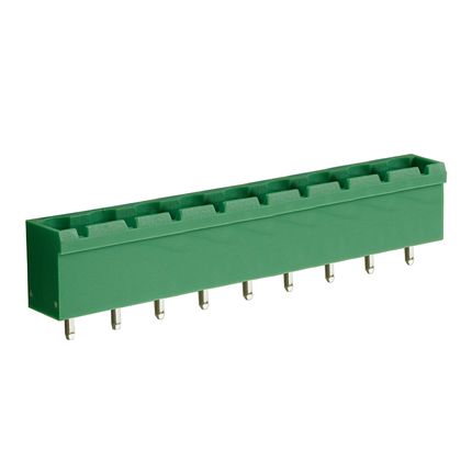 Steckbare Anschlussklemme 7,5 mm | Stecker | vertikal | geschlossene Seiten