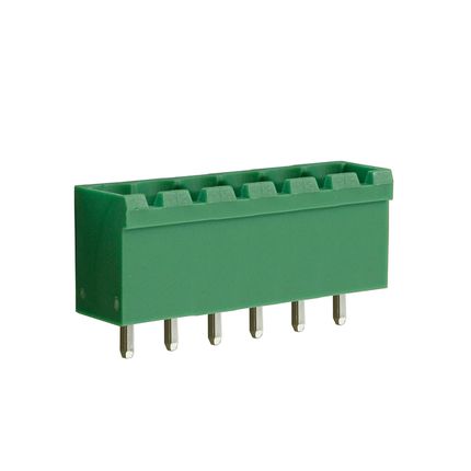 Steckbare Anschlussklemme 5 mm | Stecker | vertikal | geschlossene Seiten