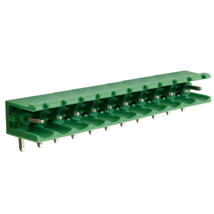 Steckbare Anschlussklemme 5 mm | Stecker | horizontal | offene Seiten