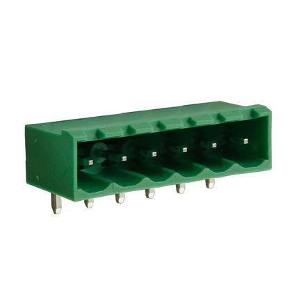 Steckbare Anschlussklemme 5 mm | Stecker | horizontal | geschlossene Seiten