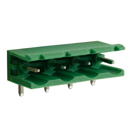 Steckbare Anschlussklemme 7,5 mm | Stecker | horizontal | offene Seiten
