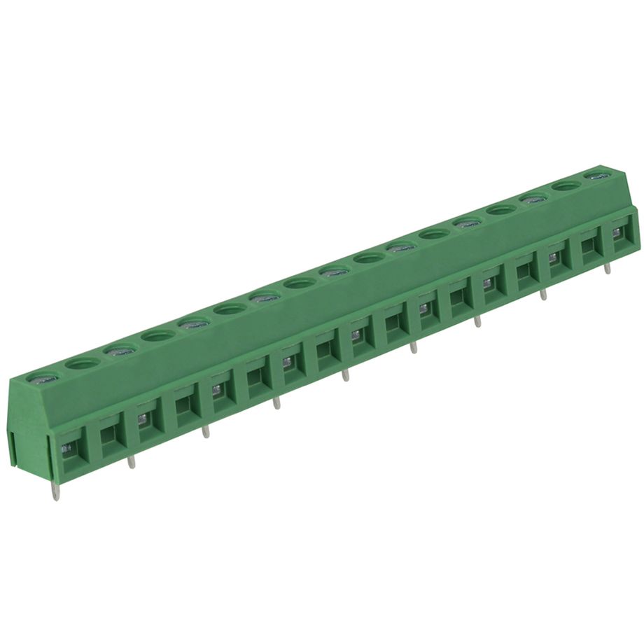 Anschlussklemme 10,16 mm | niedriges Profil | 45° | Rising-Clamp