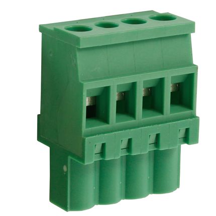 Steckbare Anschlussklemme 5 mm | Buchse | vertikal standard | Rising-Clamp