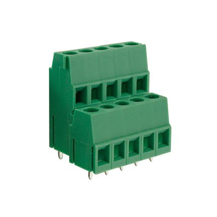 Doppelstock-Anschlussklemme 5 mm | Rising-Clamp