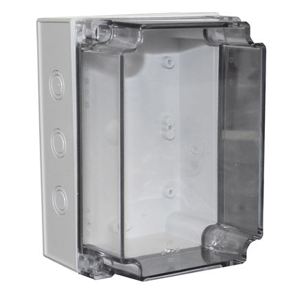 Elektronikgehäuse IP67 | ABS oder Polycarbonat | mit Knockout für Kabelanschluss | Serie X6
