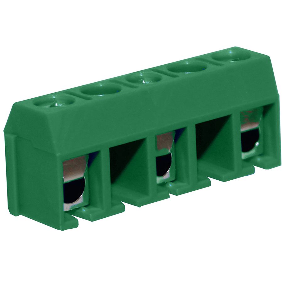 Anschlussklemme 10 mm | Drahtschutzbügel | niedriges Profil | 90°