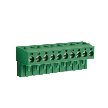 Steckbare Anschlussklemme 5 mm | Buchse | Rising-Clamp