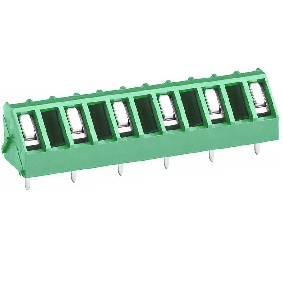 Anschlussklemme 10 mm | niedriges Profil | 45° | Rising-Clamp