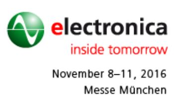 Electronica 2016: 08.-11.11.2016