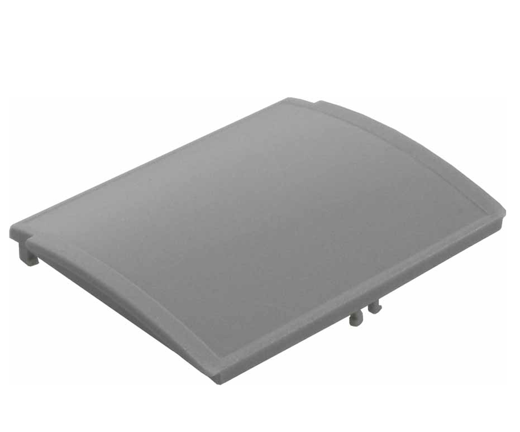 Gehäusedeckel für Hutschienengehäuse Serie CNMB_Deckel gebogen in grau, aufklappbar